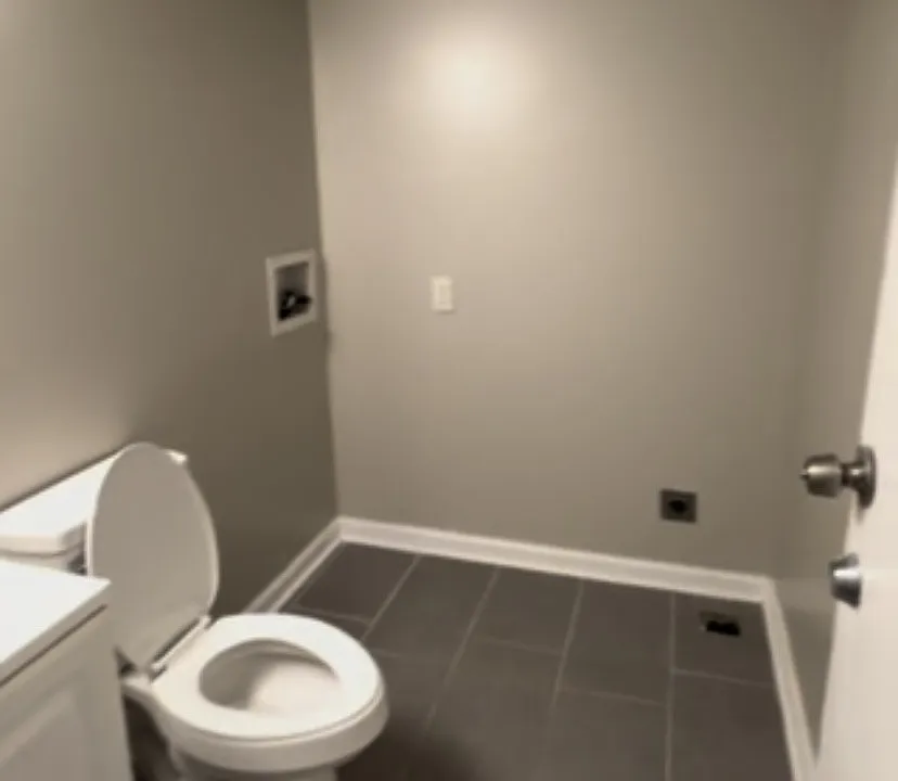 half bath with washer and dryer hookup!!