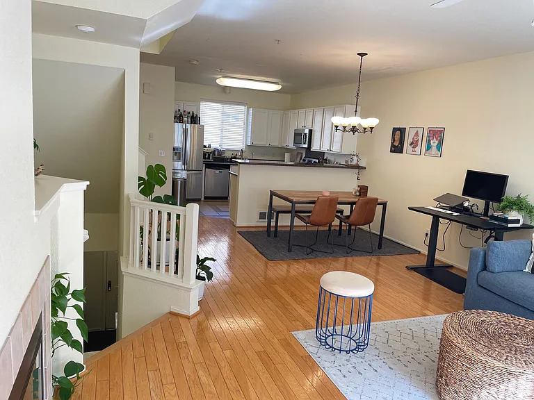 Open floor layout