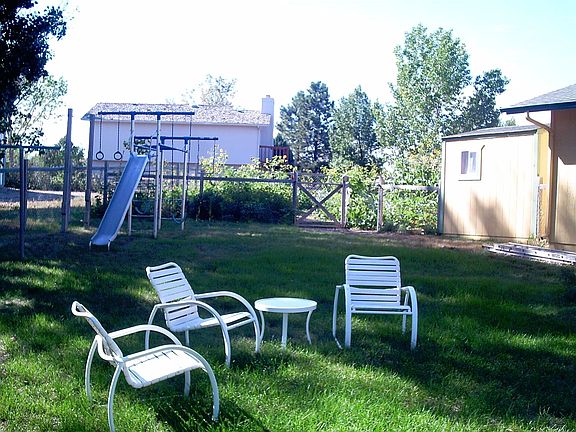 Backyard and vegetable garden
