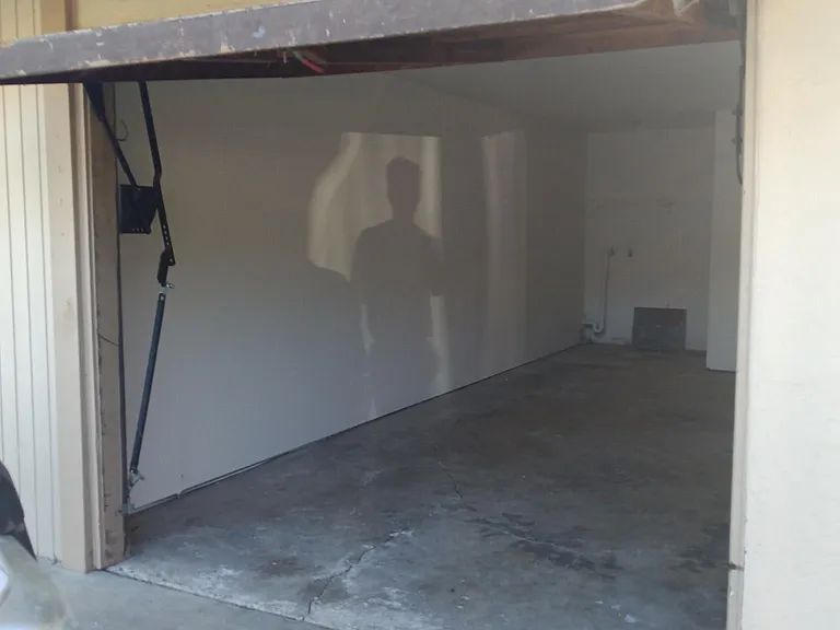 Attached garage.