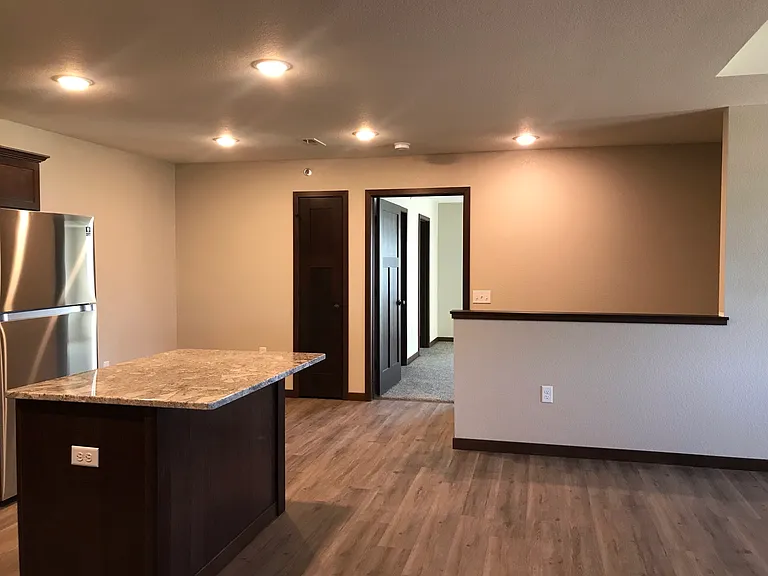 3 Bedroom unit from hallway