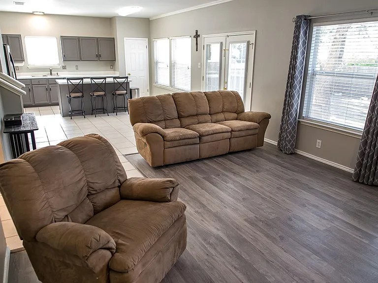 Kitchen with an Open Layout that Connects Effortlessly to the Family Room