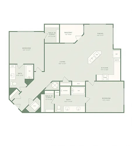 Floor plan B3