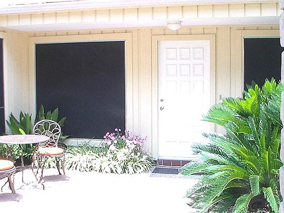 You not only have a great back yard but your own private court yard.