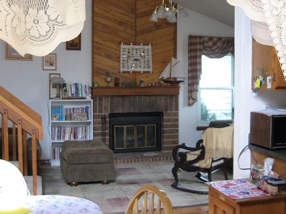 From back porch looking in