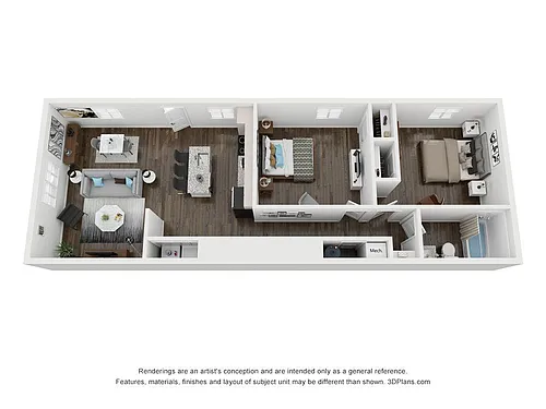 Floor plan 2X1 Duplex