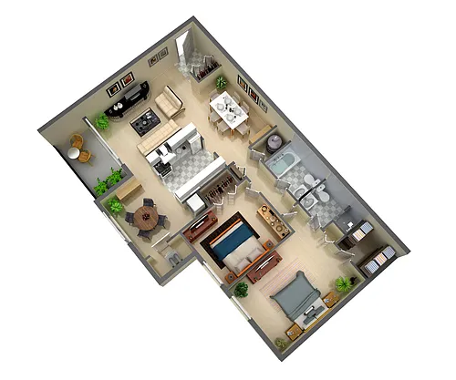 Floor plan B2