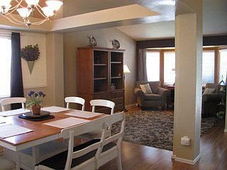 Vaulted Dining/Living Rooms