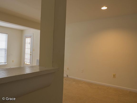 View into living room from front door