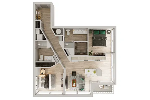 Floor plan B1