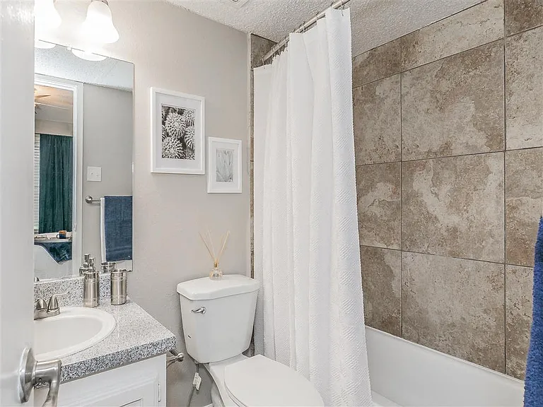 Elegant bathroom with clean design and updated fixtures.