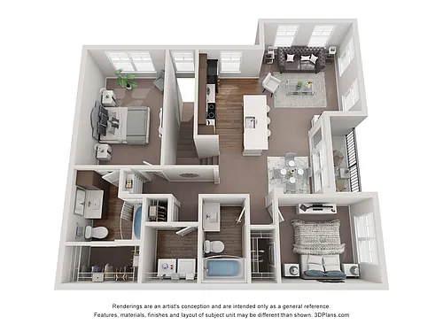 Floor plan Leeward