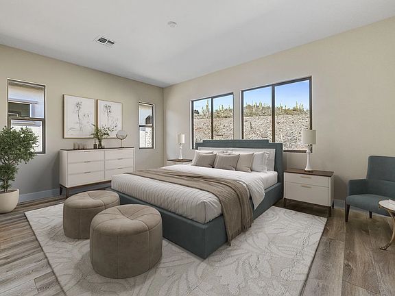 Virtually Staged Vantage Primary Bed