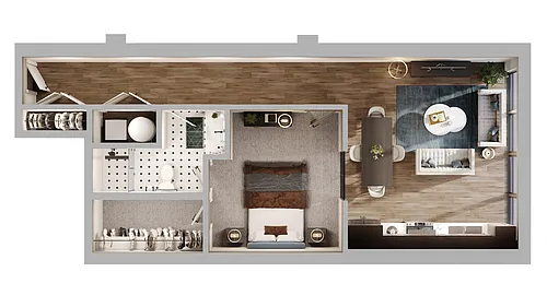 Floor plan A2a