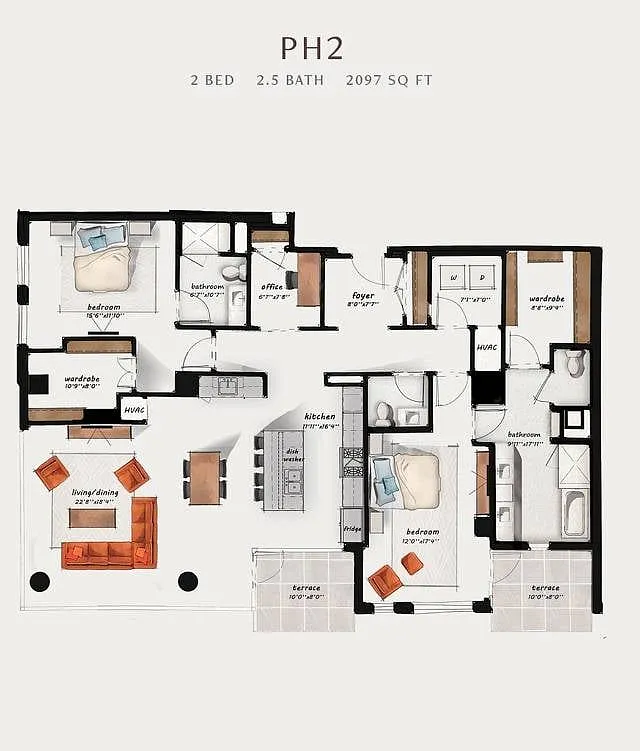 Floor plan PH2