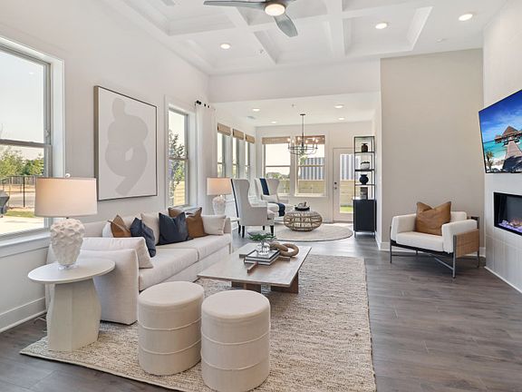 Sunlit Gathering Room Opening to the Optional Sunroom