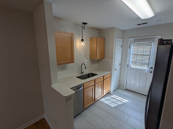 Kitchen and back door