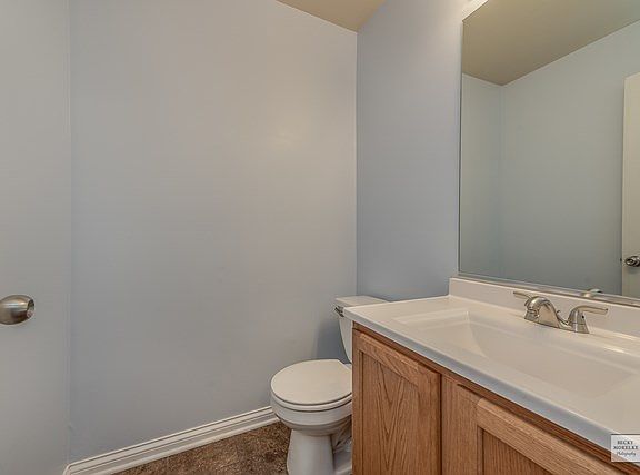 Half bath with new sink and new faucet