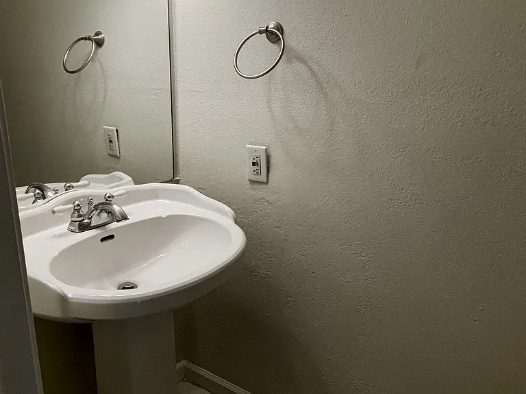 Half-bath downstairs.