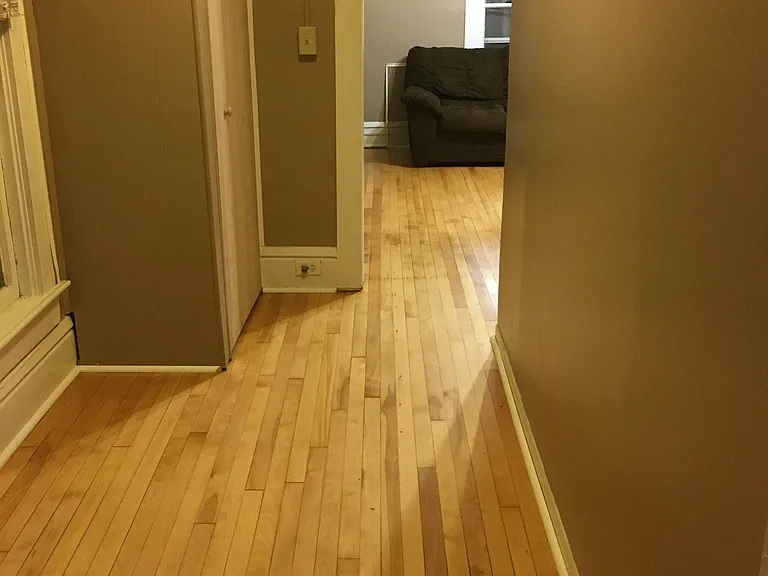 Hallway to Living room from Kitchen