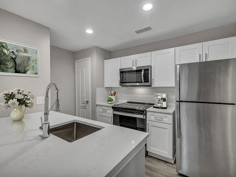 Kitchen with Stainless Steel Appliances