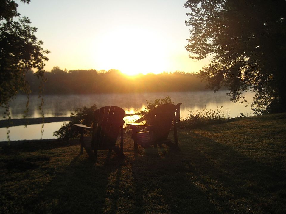 View Of River From Front Yard
