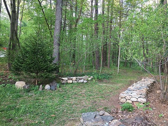 Stone walls & woods