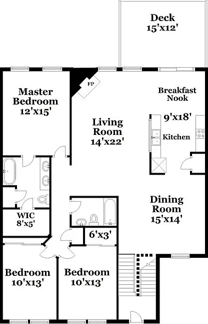 4 bed, 3.0 bath, 2454 sqft, $2,310 — Photo 3