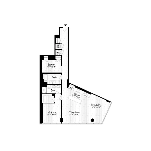 Floor plan 2 Bed - 2 Bath | B05 (901)
