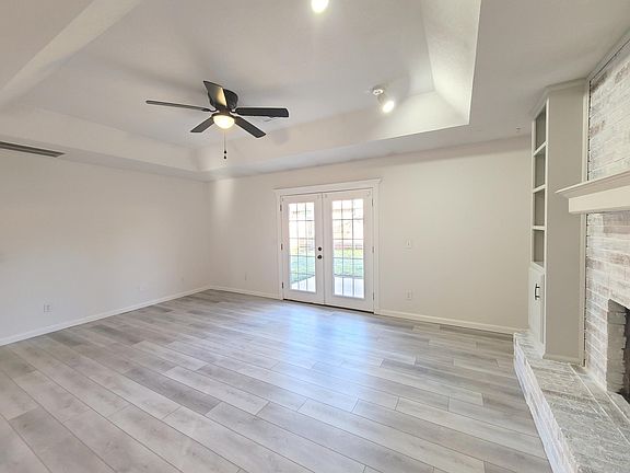 Living Room with High Ceiling