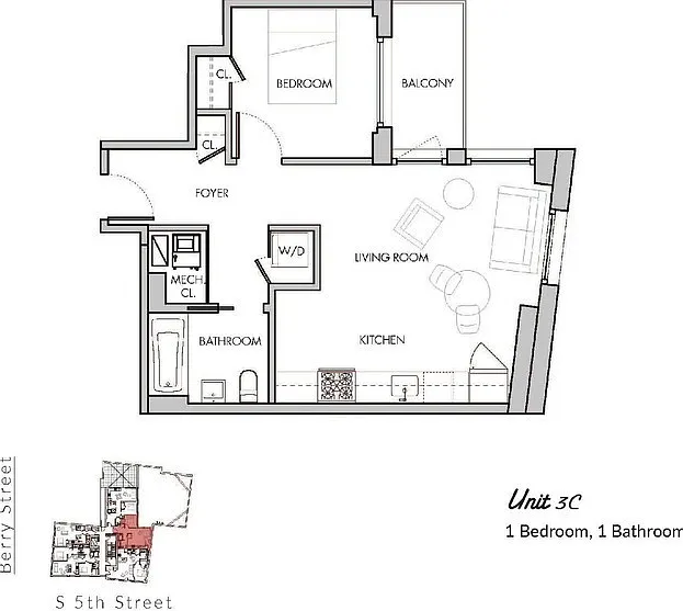 347 Berry St #3C — Photo 2