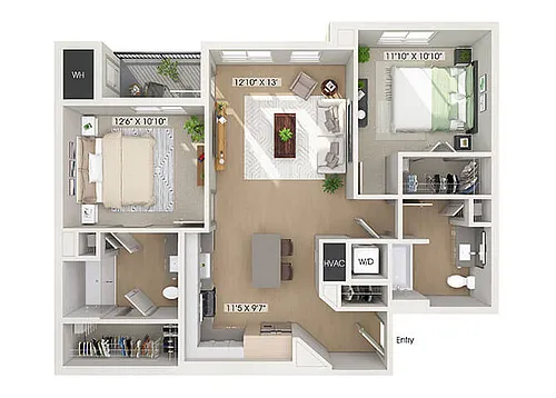 Floor plan B2