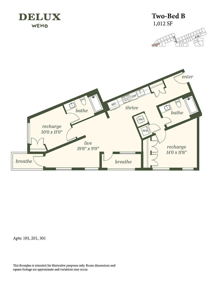 Floor plan B6