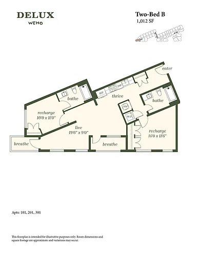 Floor plan B6