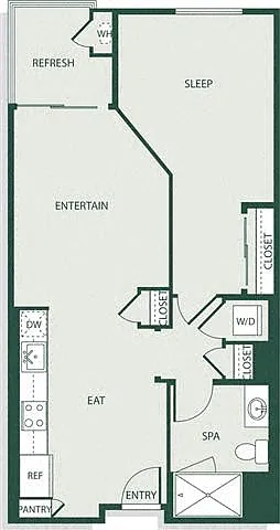 Floor plan 1B3