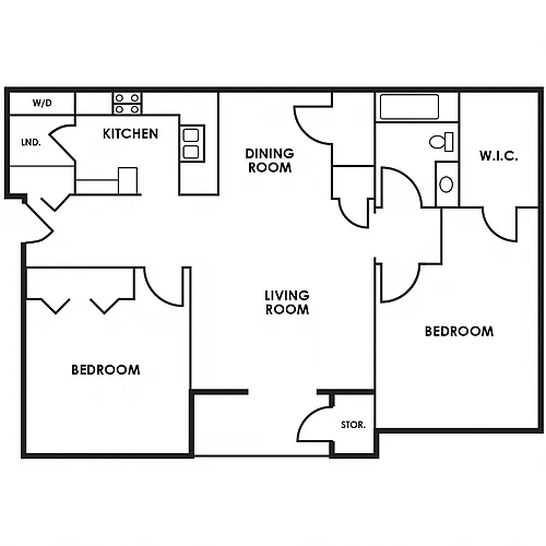 Floor plan Whitetail