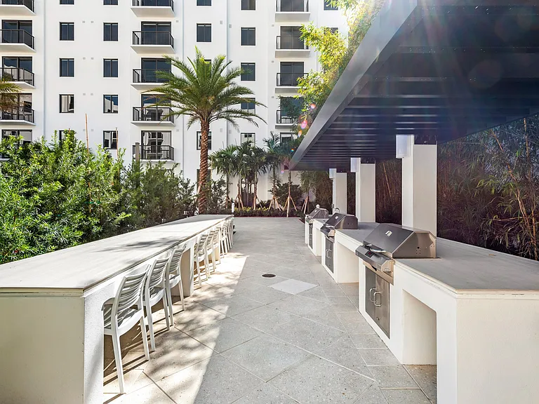 Enjoy courtyards with grilling stations and alfresco dining