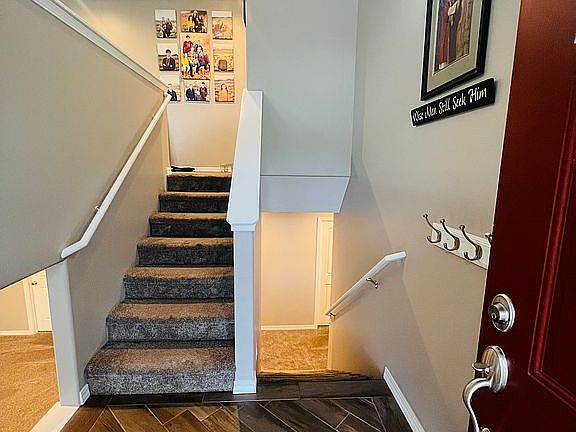 Stairs going upstairs 