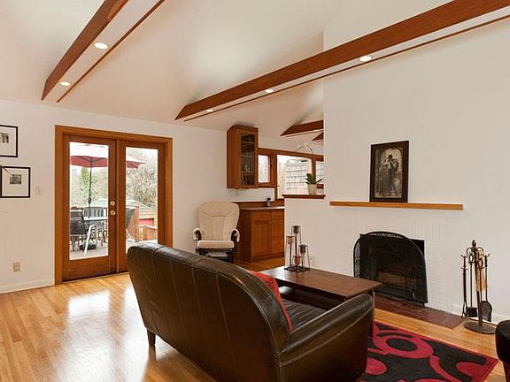 Living room (doors open onto deck)