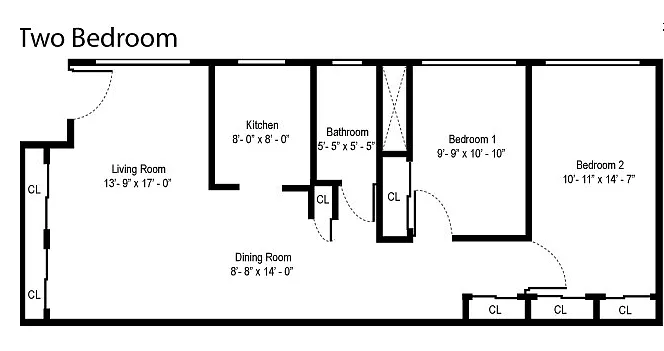 Floor plan 2BR
