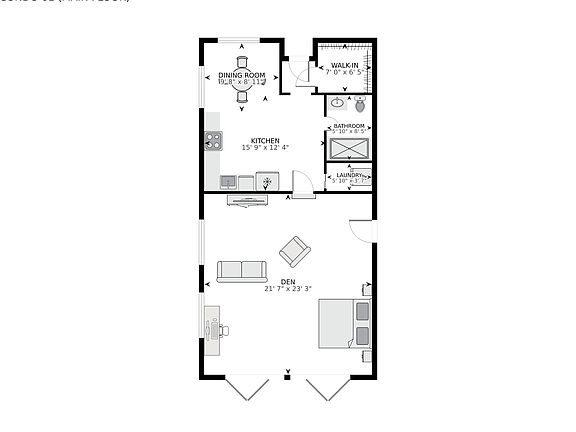 Floor Plan with enormous front bedroom