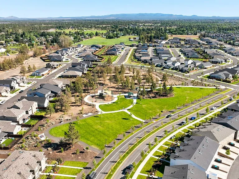 An aerial view of the Petrosa Community