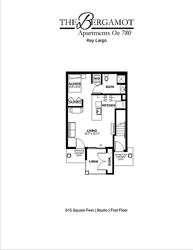 Floor plan Key Largo