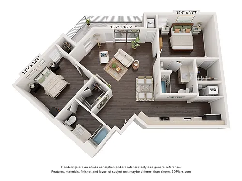 Floor plan B61