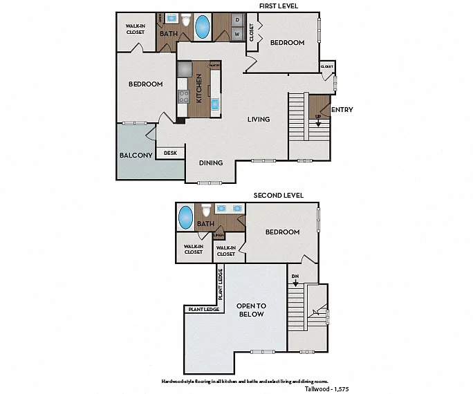 Floor plan Tallwood Loft