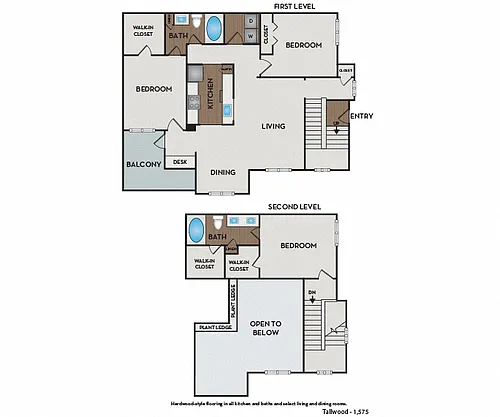 Floor plan Tallwood Loft