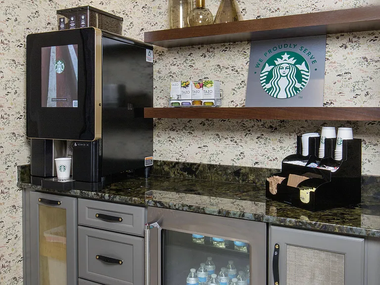 Resident Lounge with Gourmet Coffee Bar