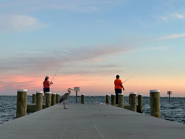 Oriole Beach Boat Ramp and Fishing Pier 1/2 Mile Away