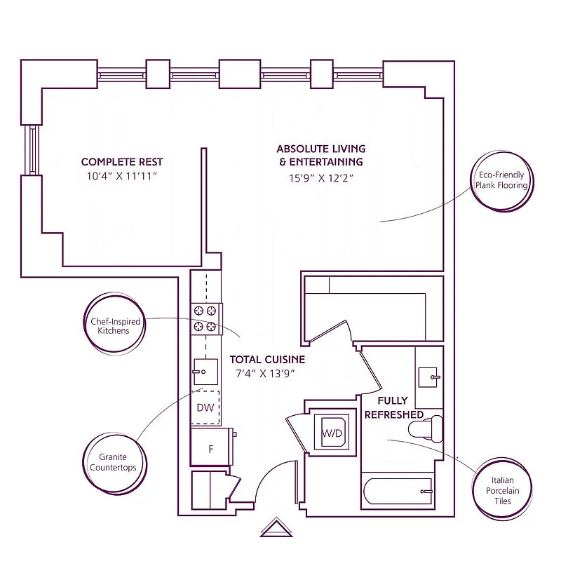 Floor plan Studio | S02