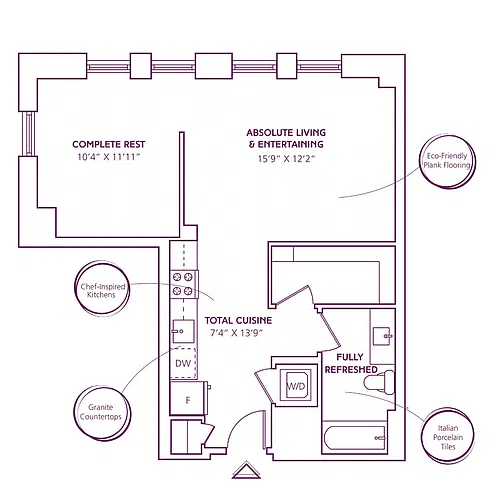 Floor plan Studio | S02